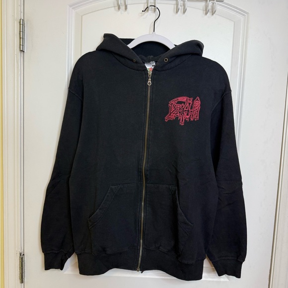 2000s Death Scream Bloody Gore Hoodie - Picture 1 of 4